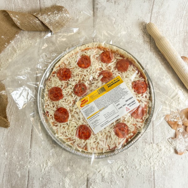 PIZZA PEPPERONI SIN GLUTEN 27 CM.