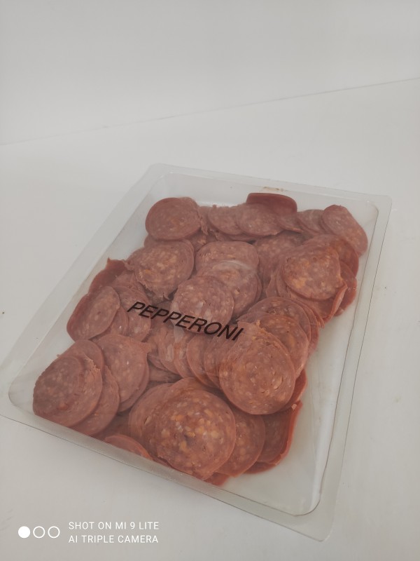 Pepperoni Lonchas  500gr bolsa (5kg caja)